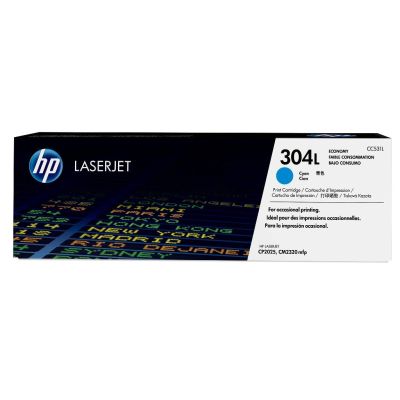 HP 304L original Toner cartridge CC531L cyan low capacity 1.400 pages 1-pack