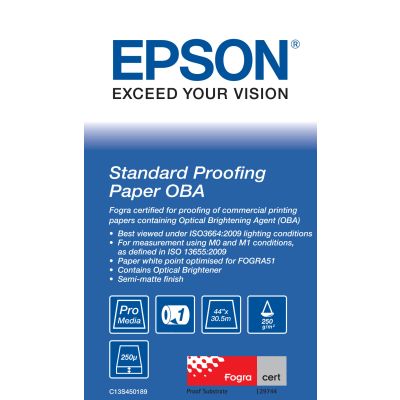 Epson Standard Proofing Paper OBA 44" x 30.5 m