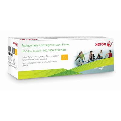 Xerox Toner jaune. Equivalent à HP C9702A/Q3962A. Compatible avec HP Colour LaserJet 1500, Colour LaserJet 2500, Colour LaserJet 2550, Colour LaserJet 2820/2840