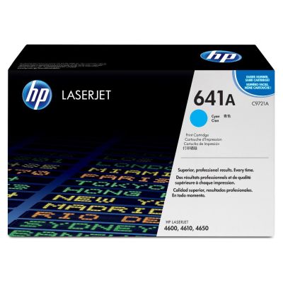 HP 641A toner LaserJet cyan authentique