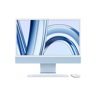 APPLE 24p iMac with Retina 4.5K display: M3 chip with 8-core CPU and 10-core GPU 256Go SSD - Blue