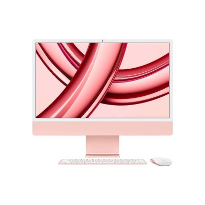 APPLE 24p iMac with Retina 4.5K display: M3 chip with 8-core CPU and 10-core GPU 256Go SSD - Pink