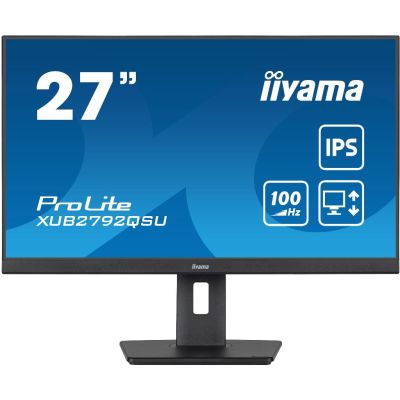 iiyama ProLite écran plat de PC 68,6 cm (27") 2560 x 1440 pixels Full HD LED Noir