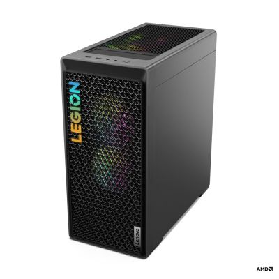 Lenovo Legion T5 AMD Ryzen™ 7 7700 32 Go DDR5-SDRAM 1 To SSD NVIDIA GeForce RTX 4070 Windows 11 Home Tower PC Gris