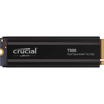 Crucial T500 1TB NVMe SSD w/heatsink