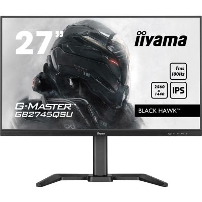 iiyama G-MASTER GB2745QSU-B1 écran plat de PC 68,6 cm (27") 2560 x 1440 pixels 2K Ultra HD LED Noir