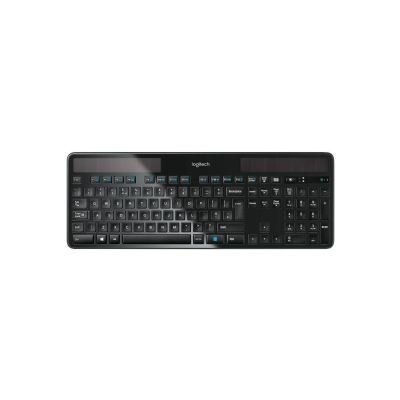 Logitech Wireless Solar Keyboard K750 clavier RF sans fil QWERTZ Allemand Noir