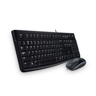 Logitech Desktop MK120 clavier Souris incluse USB QWERTZ Tchèque Noir