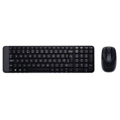 Logitech Wireless Combo MK220 clavier Souris incluse RF sans fil QWERTZ Hongrois Noir