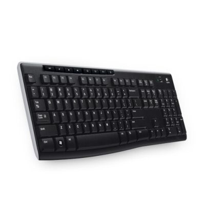 Logitech Wireless Keyboard K270 clavier RF sans fil QWERTZ Tchèque Noir