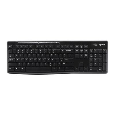 Logitech Wireless Keyboard K270 clavier RF sans fil QWERTY Anglais britannique Noir