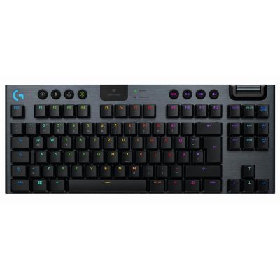 LOGITECH G915 TKL Tenkeyless LIGHTSPEED Wireless RGB Mechanical Gaming Keyboard - CARBON - TACTILE SWITCH (PAN)