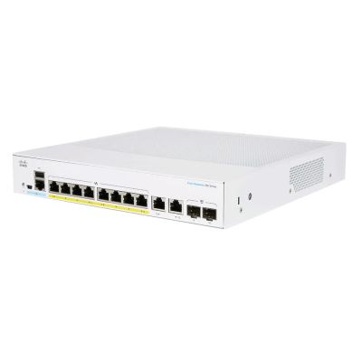 Cisco CBS250-8FP-E-2G-EU commutateur réseau Géré L2/L3 Gigabit Ethernet (10/100/1000) Argent