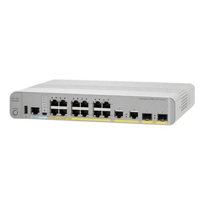 Cisco Catalyst WS-C3560CX-12TC-S commutateur réseau Géré L2/L3 Gigabit Ethernet (10/100/1000) Gris, Blanc