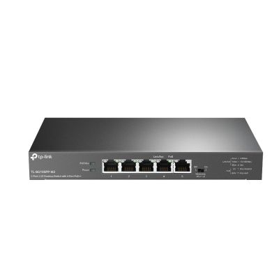 TP-Link TL-SG105PP-M2 commutateur réseau Non-géré Gigabit Ethernet (10/100/1000) Connexion Ethernet, supportant l'alimentation via ce port (PoE) Noir