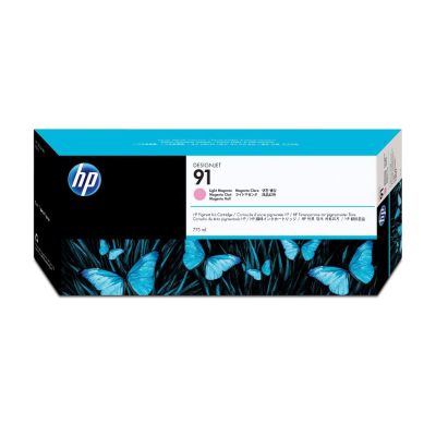 HP 91 DesignJet cartouche d'encre pigmentée magenta clair, 775 ml