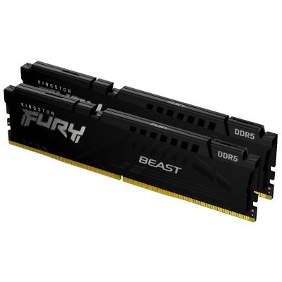 Kingston Technology FURY Beast 64 Go 6000 MT/s DDR5 CL40 DIMM (Kits de 2) Black XMP