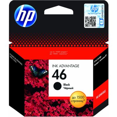 HP 46 original Ink cartridge Advantage Cartridge CZ637AE BFW Black