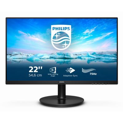 Philips V Line 222V8LA/00 écran plat de PC 54,6 cm (21.5") 1920 x 1080 pixels Full HD LCD Noir