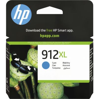 HP 912XL Cartouche d'encre cyan authentique, grande capacité