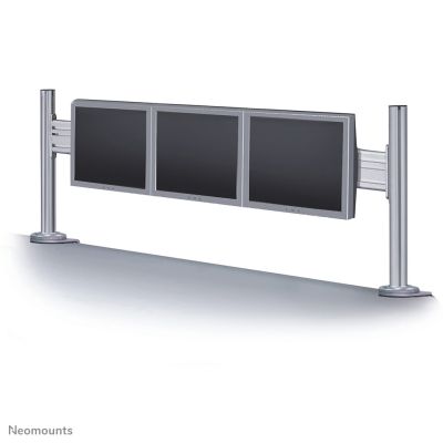 Toolbar Desk Mount 3xScreen 10-24 SILVE