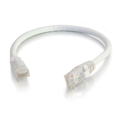 C2G Câble de raccordement réseau Cat6 avec gaine non blindé (UTP) de 2 M - Blanc
