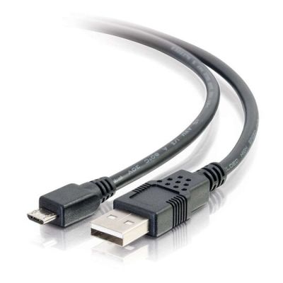 C2G 2 m Câble USB 2.0 A vers Micro-B mâle vers mâle - Noir