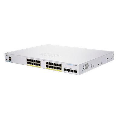 Cisco CBS350-24P-4G-EU commutateur réseau Géré L2/L3 Gigabit Ethernet (10/100/1000) Argent