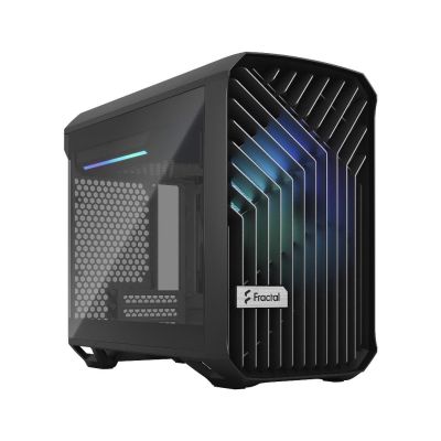 Fractal Design CAS Torrent Nano RGB Black TG Light Tint