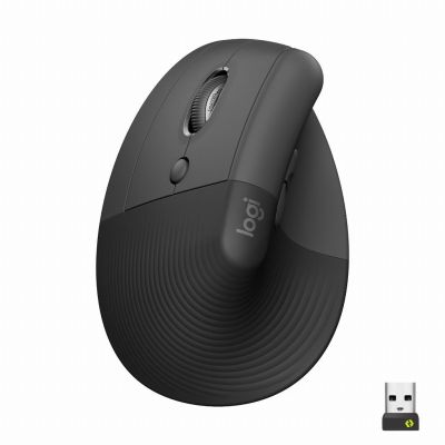 Logitech Lift souris Bureau Gauche RF sans fil + Bluetooth Optique 4000 DPI