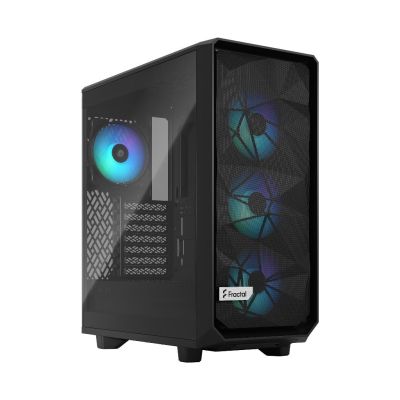 Fractal Design CAS Meshify 2 Compact Lite RGB Black TG