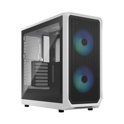 Fractal Design CAS Focus 2 RGB White TG Clear Tint