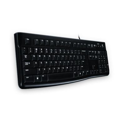 Logitech K120 Corded Keyboard clavier USB QWERTZ Allemand Noir