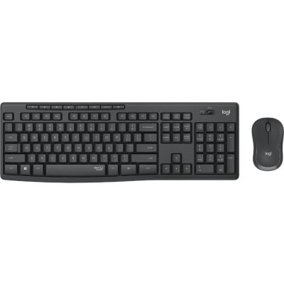 Logitech MK295 Silent Wireless Combo clavier Souris incluse Bureau USB QWERTY Espagnole Graphite