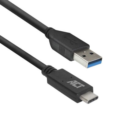 ACT AC7417 câble USB USB 3.2 Gen 1 (3.1 Gen 1) 2 m USB C USB A Noir