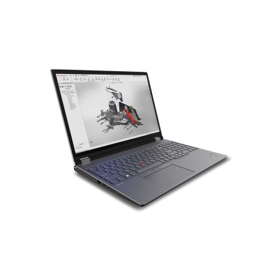 Lenovo ThinkPad P16 Intel® Core™ i7 i7-13700HX Station de travail mobile 40,6 cm (16") WUXGA 16 Go DDR5-SDRAM 512 Go SSD NVIDIA RTX A1000 Wi-Fi 6E (802.11ax) Windows 11 Pro Gris, Noir