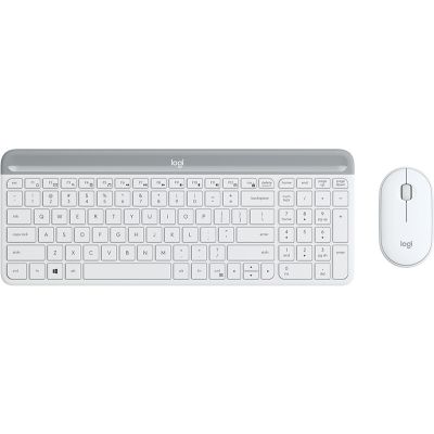 Logitech MK470 clavier Souris incluse Universel RF sans fil QWERTZ Allemand Blanc