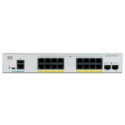 Cisco Catalyst C1000-16T-E-2G-L commutateur réseau Géré L2 Gigabit Ethernet (10/100/1000) Gris