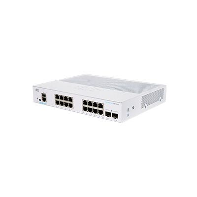 Cisco CBS350-16T-E-2G-EU commutateur réseau Géré L2/L3 Gigabit Ethernet (10/100/1000) Argent