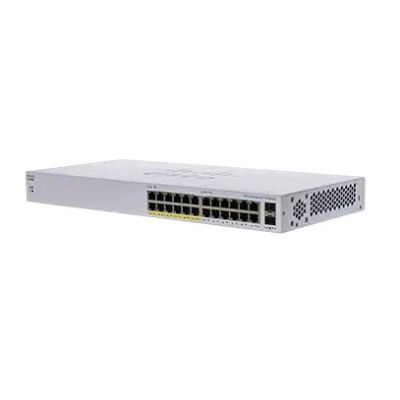 Cisco CBS110 Non-géré L2 Gigabit Ethernet (10/100/1000) Connexion Ethernet, supportant l'alimentation via ce port (PoE) 1U Gris