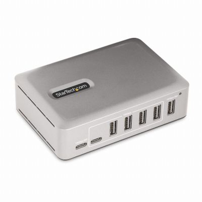 StarTech.com 10G5A2CS-USB-C-HUB hub & concentrateur USB 3.2 Gen 2 (3.1 Gen 2) Type-C 10000 Mbit/s Argent