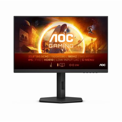 AOC 24G4X écran plat de PC 60,5 cm (23.8") 1920 x 1080 pixels Full HD LCD Noir