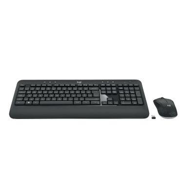 Logitech Advanced MK540 clavier Souris incluse USB QWERTY Espagnole Noir, Blanc