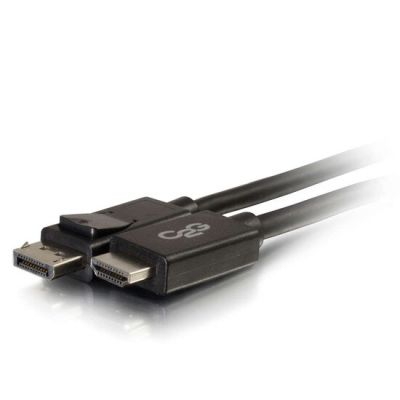 C2G 1,8 m Câble adaptateur DisplayPort™ mâle vers HDMI® mâle - Noir