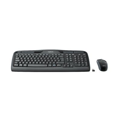 Logitech Wireless Combo MK330 clavier Souris incluse USB QWERTZ Allemand Noir