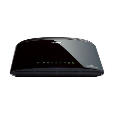 D-Link DES-1008D Non-géré Fast Ethernet (10/100) Noir