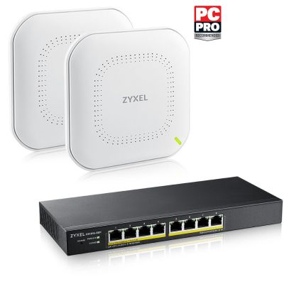 Zyxel GS1915-8EP Géré L2 Gigabit Ethernet (10/100/1000) Connexion Ethernet, supportant l'alimentation via ce port (PoE) Noir