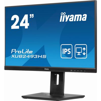 iiyama ProLite XUB2493HS-B6 écran plat de PC 60,5 cm (23.8") 1920 x 1080 pixels Full HD LED Noir