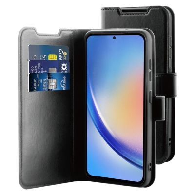 BeHello Galaxy A35 Gel Wallet Case Black