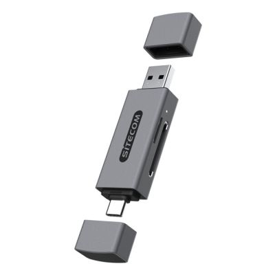 Sitecom USB-A + USB-C Stick Card Reader